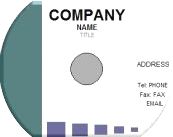 CD business card template