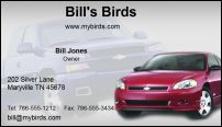 horizontal cars auto business card printing software template