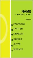 tall business card software template