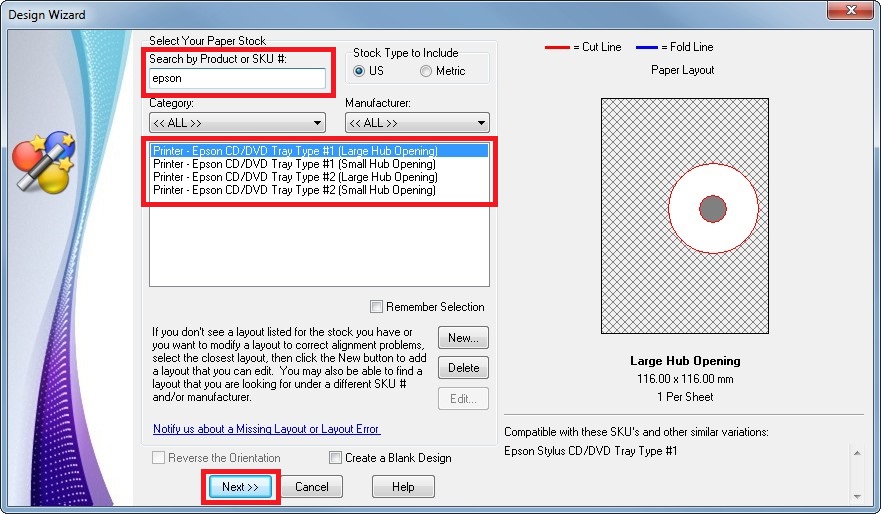 Epson direct cd printing