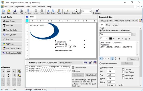 Label maker software for Windows