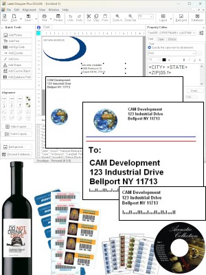 label and envelope software for address shipping cd dvd file folder bottle labels, envelopes, post cards